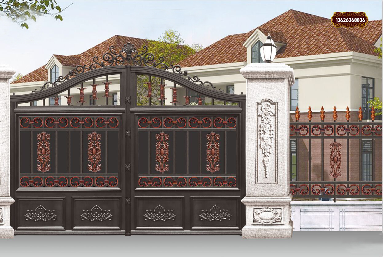 別墅鋁藝大門維護方法正確可以延長其使用時間